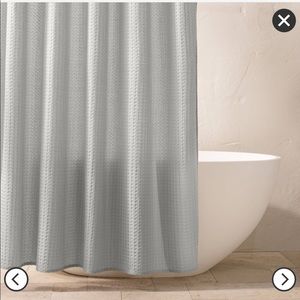 New Casaluna Waffle shower curtain